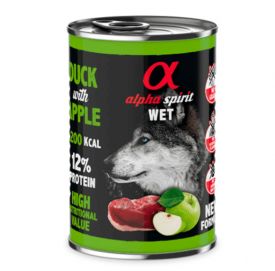 Alpha Spirit Wet Food Duck And Apple